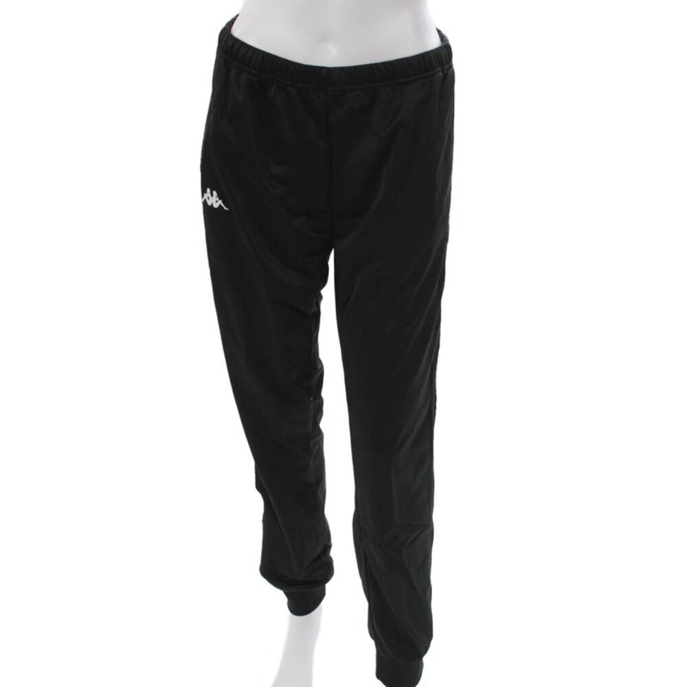 Kappa Unisex Adults Track Pants Black Polyester Size XS